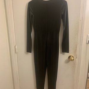 Black spandex body suit